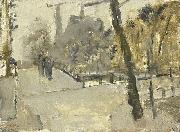 George Hendrik Breitner The Leidsegracht in Amsterdam oil painting reproduction